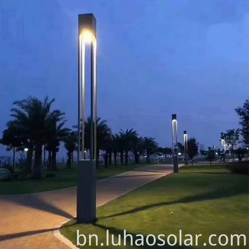 Solar Path Courtyard Lamps